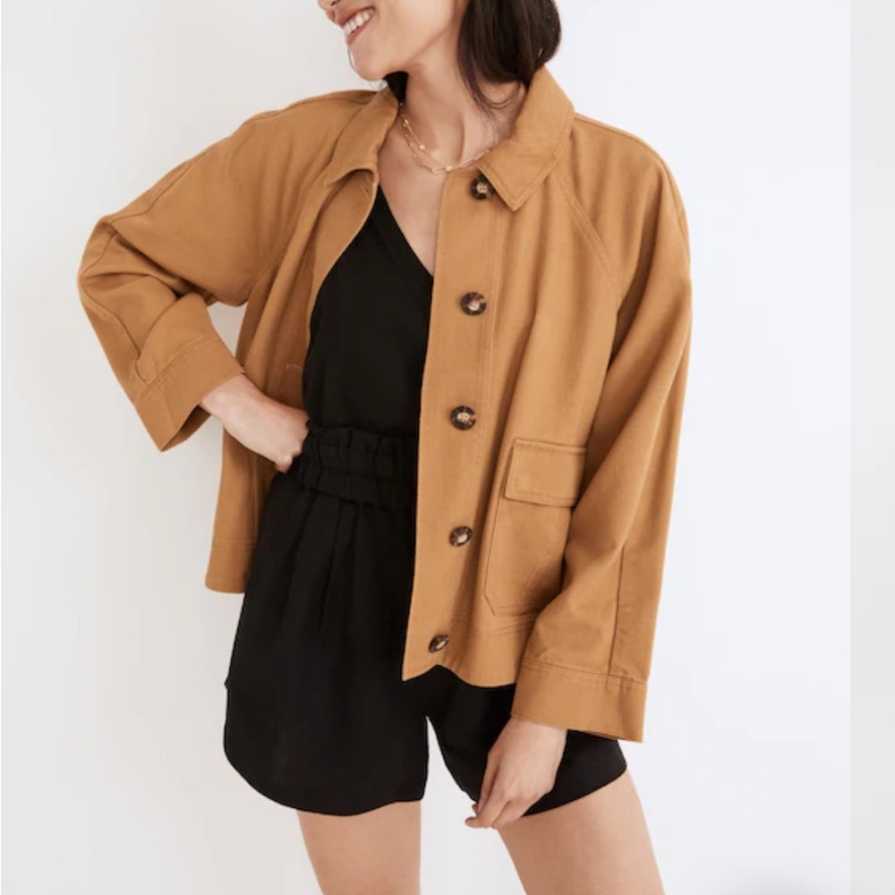 Madewell Bankford Swing Chore Jacket - Sahara sand - xs